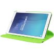 Green Litchi Texture Leather Case with 360 Rotation for Galaxy Tab E 9.6 - 5