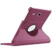 Purple Litchi Texture Leather Case with 360 Rotation for Galaxy Tab E 9.6 - 6