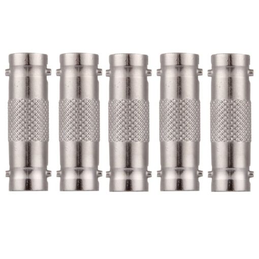 BNC Female to Female Adapter Connector - 5 Pack - 1