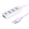4 Ports USB 2.0 HUB, 30cm Cable, White - Compact and Efficient Connectivity - 1
