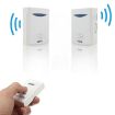 VOYE V006B2 Wireless Door Bell with Double Receiver - White - 2