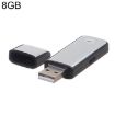 USB Voice Recorder & 8GB Flash Drive - Black | Dual Function Device - 1