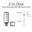 USB Voice Recorder & 8GB Flash Drive - Black | Dual Function Device - 4