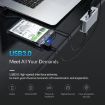 ORICO MH2AC-U3 Clip USB3.0 HUB with SD Card Reader - 2 Ports - 9