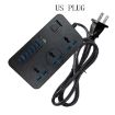 T09 3000W High Power Plug-in with 3-Hole Jack & 6 USB Charging Ports - 1