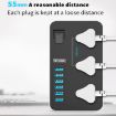 T09 3000W High Power Plug-in with 3-Hole Jack & 6 USB Charging Ports - 3