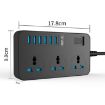 T09 3000W High Power Plug-in with 3-Hole Jack & 6 USB Charging Ports - 7