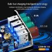2 in 1 USB to 8 Pin Cable + 30W QC 3.0 Charger Set, US Plug (White) - 5