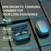 T20 TWS Bluetooth 5.0 Earphones, LED Display, Charging Box, Gun Gray - 4