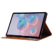 Samsung Galaxy Tab S7 Plus Wine Red Leather Case with Photo Frame & Wallet - 5