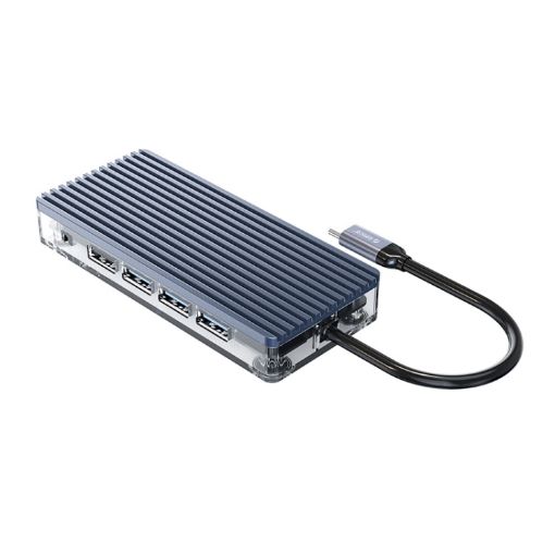 ORICO WB-11P 10-in-1 Type-C Transparent HUB - Versatile USB-C Adapter - 1