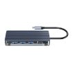 ORICO WB-6RJ 6 in 1 Type-C Transparent HUB - Compact USB-C Adapter - 3
