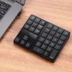 Wireless USB Numeric Keypad 35 Keys - Rechargeable Mini Numpad for Laptop - 4