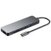 6 in 1 Type C Docking Station: HDMI, USB 3.0, Type C, SD/TF Hub - 2