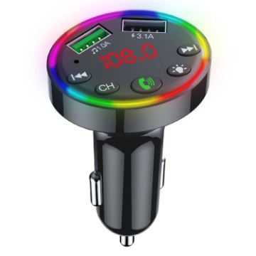 F9 Car MP3 Modulator Player Wireless Audio Receiver USB Charger FM Kit - 1