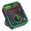 F3 Car FM Transmitter LED Receiver MP3 Player 3.1A Dual USB Charger - 3