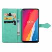 Ulefone Note 11 Plus Green Leather Case with Card Slot & Lanyard - 3