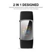 Fitbit Charge 5/6 ENKAY Hat-Prince Full Coverage TPU Clear Case Cover - 2