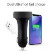 A9 Car FM Transmitter Wireless Audio Receiver MP3 Player Dual USB Charger - 2