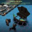 TWS-G11 Bluetooth 5.0 Low Latency Gaming Earphone with LED (Black) - 3