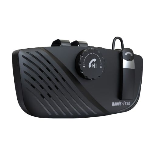 SP16 Bluetooth Car Speaker & Headset Kit - Handsfree Visor Phone Audio - 1