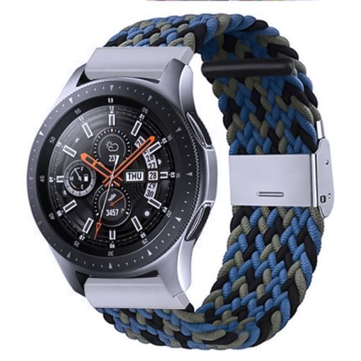 Samsung Galaxy Watch 4/5 20mm Nylon Braided Camouflage Band - 1