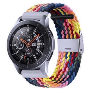 Samsung Galaxy Watch 4/5 20mm Nylon Braided Metal Buckle Band (Color 2) - 1