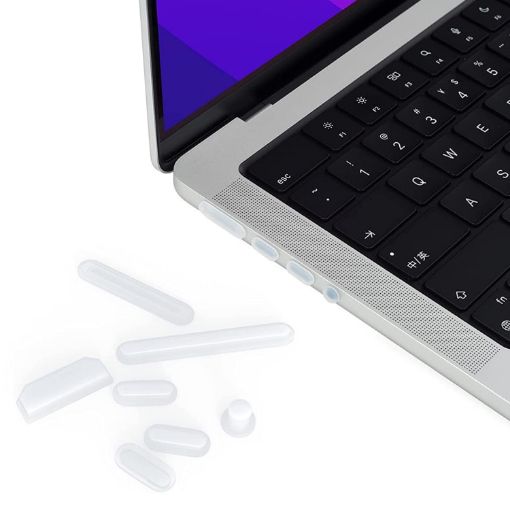 ENKAY Hat-Prince Silicone Anti-dust Plugs for MacBook Air 13.6" 2022/2024 - 1