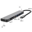 UC902 7-in-1 USB-C Hub: HDMI, SD/TF, 2 USB, Type-C, PD, Aluminum Alloy - 4