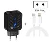 PD03 20W USB Charger with Type-C to 8 Pin Cable, EU Plug, White - 3