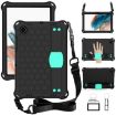 Galaxy Tab A8 10.5 2021 X200/X205 EVA+PC Case with Strap Black/Mint - 1