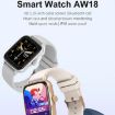 AW18 1.69" Smart Watch - Bluetooth Call & Heart Rate Monitor (Blue) - 3