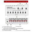 2 In 8 Out RCA Audio Signal Switch Distributor - Frequency Selector - 8