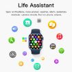 CT7 1.7" Smart Watch - Heart Rate & Blood Pressure Monitor (Black) - 4