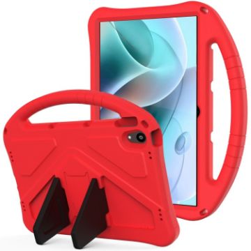 Motorola Moto Tab G70 Red EVA Shockproof Tablet Case with Holder - 1