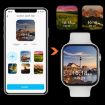 T500 Plus Smart Watch 1.44" Color Screen, Heart Rate & BP Monitor (Black) - 3