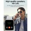 T500 Plus Smart Watch 1.44" Color Screen, Heart Rate & BP Monitor (Black) - 8