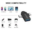 ENKAY ENK-AT112 2 in 1 Type-C/Micro USB to USB 3.0 OTG Adapter Pink - 2