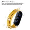 M7 Smart Watch 0.96" Color Screen, Heart Rate & Blood Pressure Monitor Yellow - 3