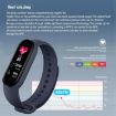 M7 Smart Watch 0.96" Color Screen, Heart Rate & Blood Pressure Monitor Yellow - 4