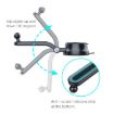 Car Phone Holder Dashboard Mount | A190+X157 Retractable Clamp Arm - 3