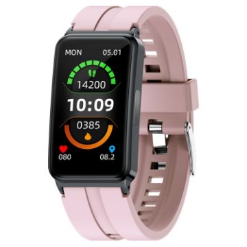 EP01 1.47" Pink Smart Watch with Heart Rate & Blood Pressure Monitor - 1