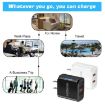 36W Dual Port QC3.0 USB Charger, Dual 18W Output, US Plug, Black - 6