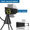 NS-08 LED Dimmable Ring Lamp with Tripod Phone Holder - 4