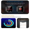 KT65 Smart Watch - 1.9" Color Screen, Heart Rate & Blood Pressure Monitor (Silver) - 7