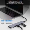 JUNSUNMAY 6 in 1 USB-C Hub: 4K HDMI, SD/TF Card Reader Docking Station - 3