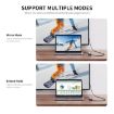 JUNSUNMAY 6 in 1 USB-C Hub: 4K HDMI, SD/TF Card Reader Docking Station - 6