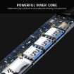JUNSUNMAY 7 in 1 Type-C Docking Station: 4K HDMI, PD Charge, SD/TF Reader - 9