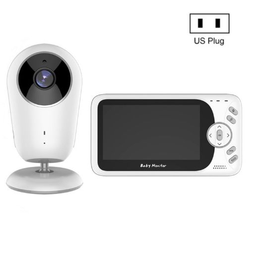 VB608 4.3" Wireless Baby Monitor with Night Vision & Intercom (US Plug) - 1