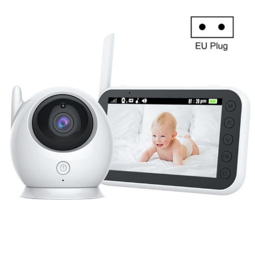ABM100 4.3" Wireless Baby Monitor with Night Vision & 360 Camera (EU Plug) - 1